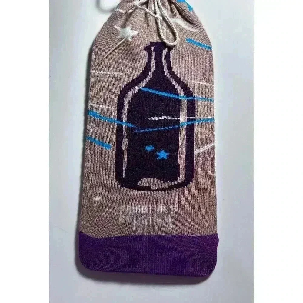 New “Let’s Be Partners In Wine “ Bottle Sock Kathy Primitives